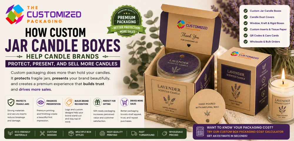 How Custom Jar Candle Boxes Help Candle Brands Protect, Present, and Sell More Candles