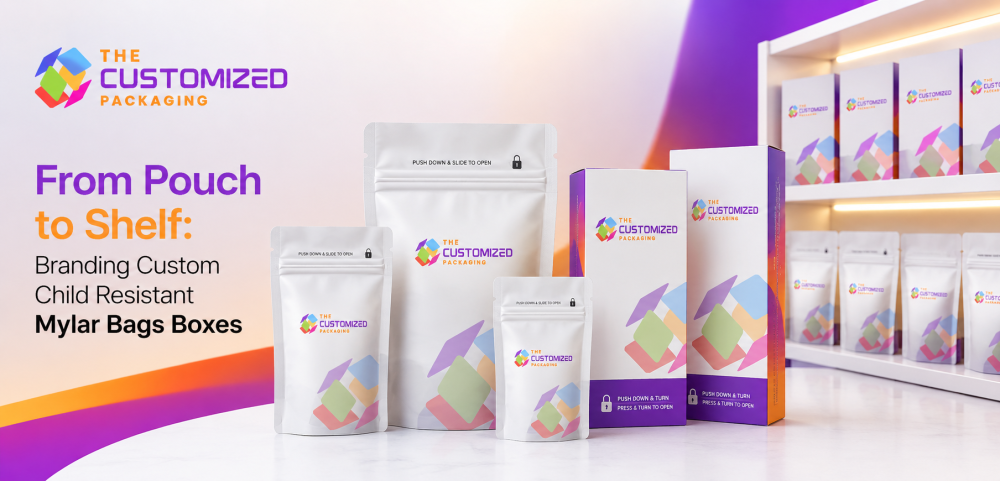 From Pouch to Shelf: Branding Custom Child Resistant Mylar Bags Boxes