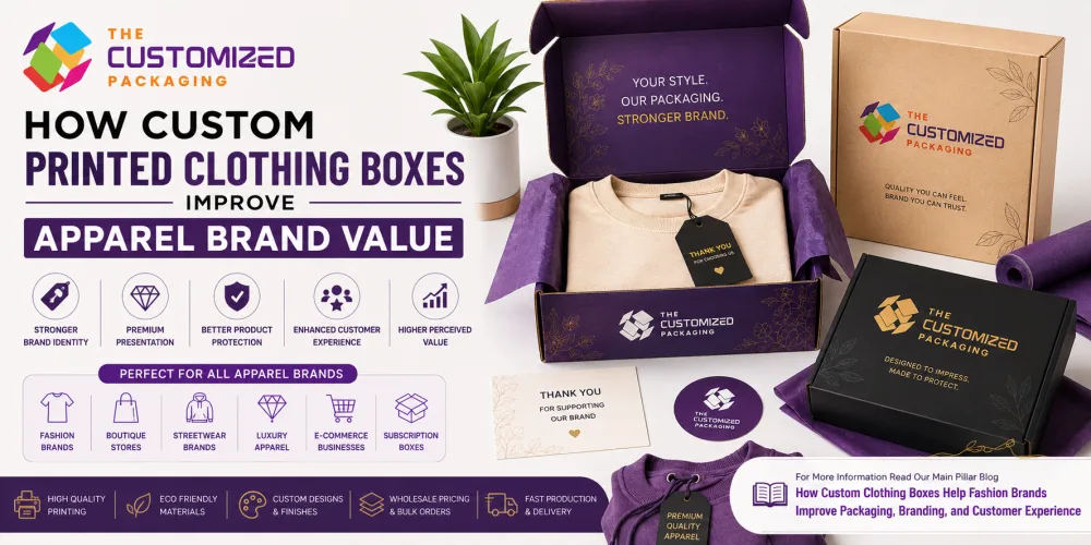 How Custom Printed Clothing Boxes Improve Apparel Brand Value