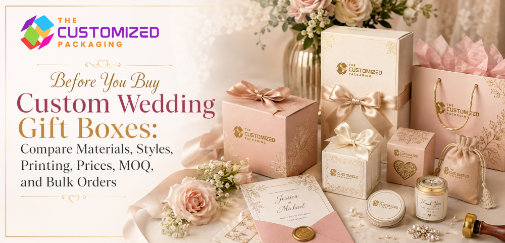 Before You Buy Custom Wedding Gift Boxes: Compare Materials, Styles, Printing, Prices, MOQ, and Bulk Orders