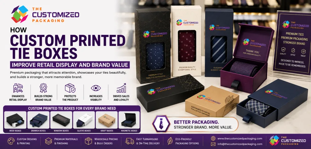 How Custom Printed Tie Boxes Improve Retail Display and Brand Value
