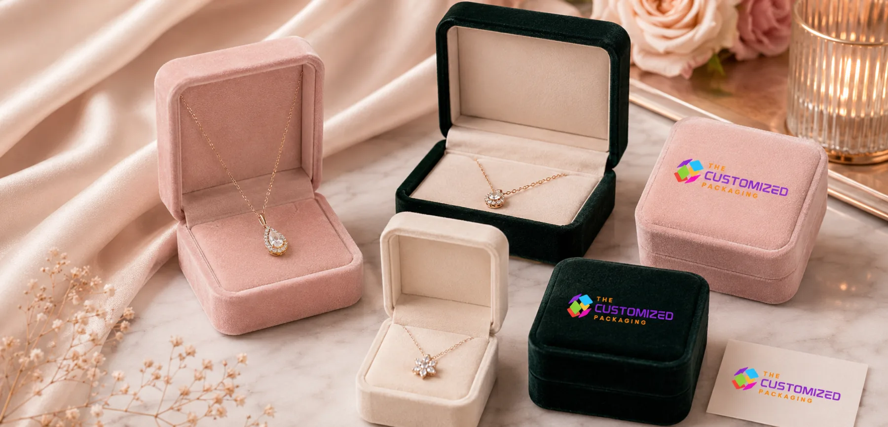 Box Styles for Velvet Jewelry Display Packaging Box Styles for Velvet Jewelry Display Packaging