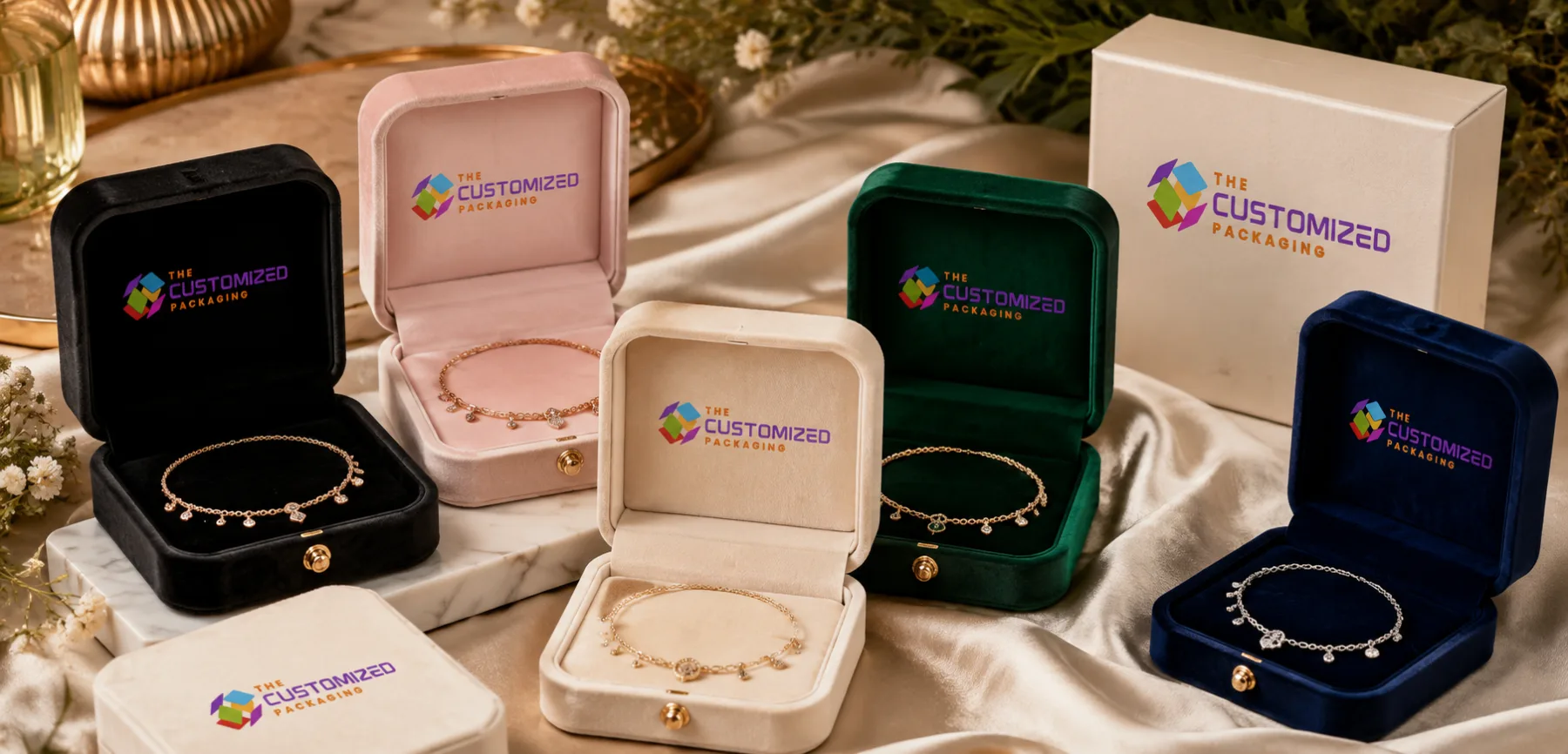 Exterior Materials for Hinged Velvet Boxes