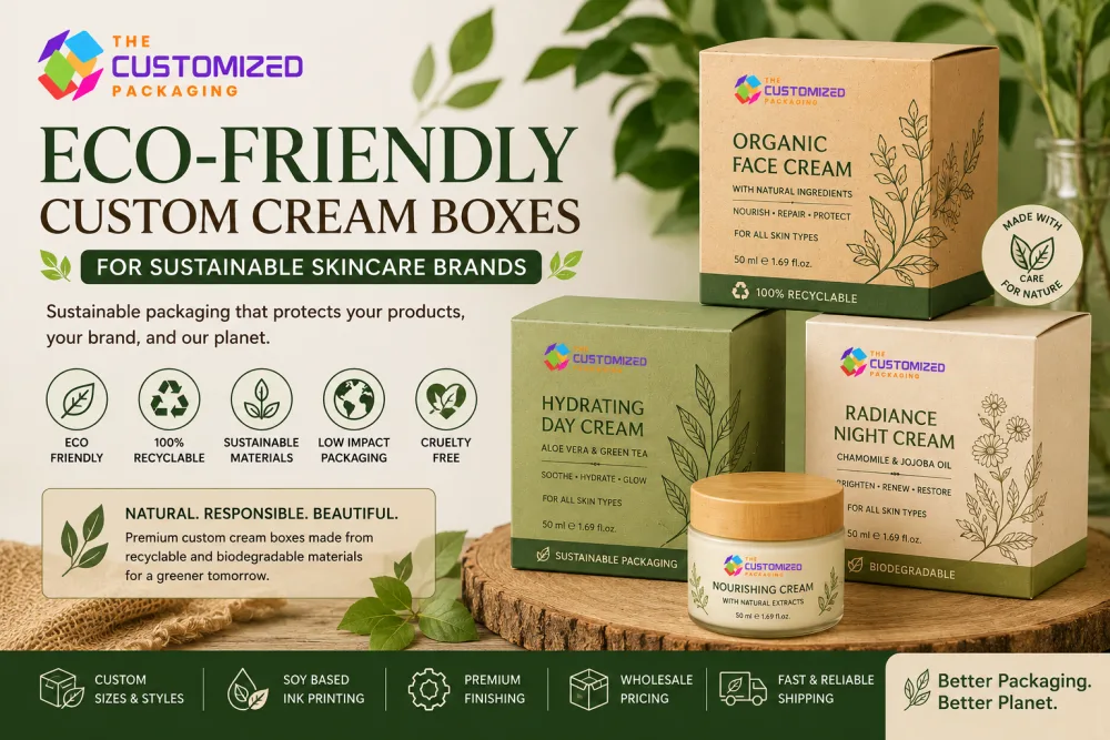 Custom Cream Boxes: How to Reduce Secondary Packaging Around Skincare Jars and Tubes