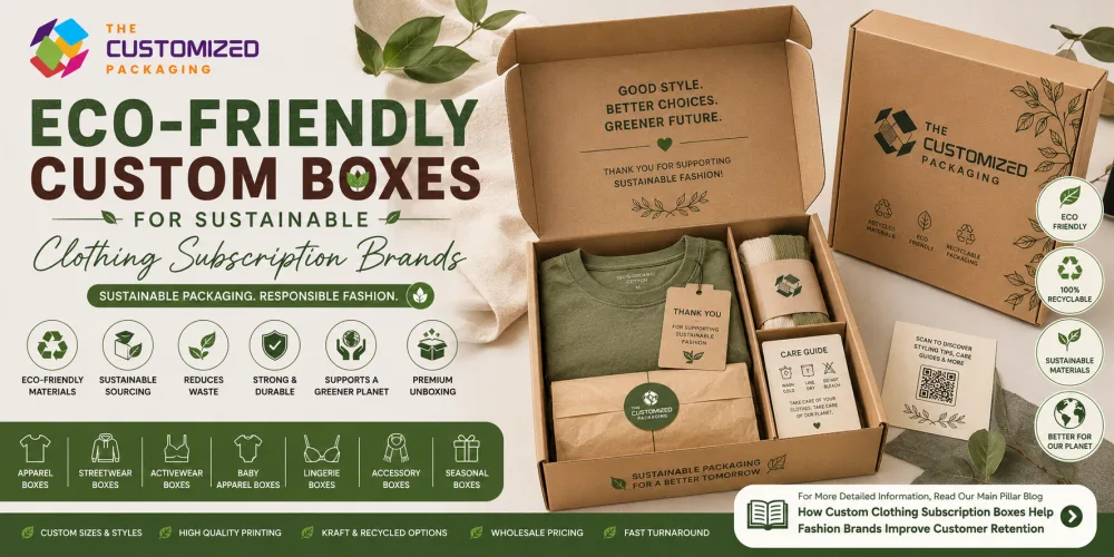 Eco-Friendly Custom Boxes for Sustainable Clothing Subscription Brands