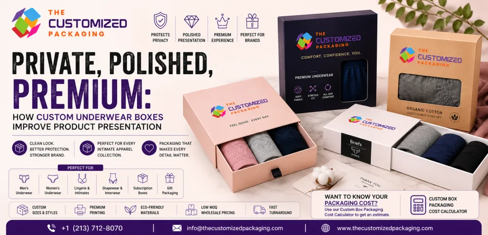 Private, Polished, Premium: How Custom Underwear Boxes Improve Product Presentation