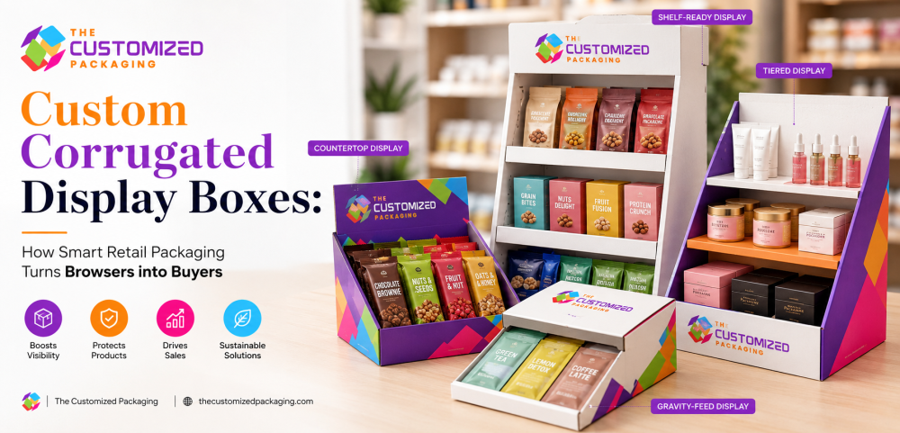 Custom Corrugated Display Boxes: How Smart Retail Packaging Turns Browsers into Buyers