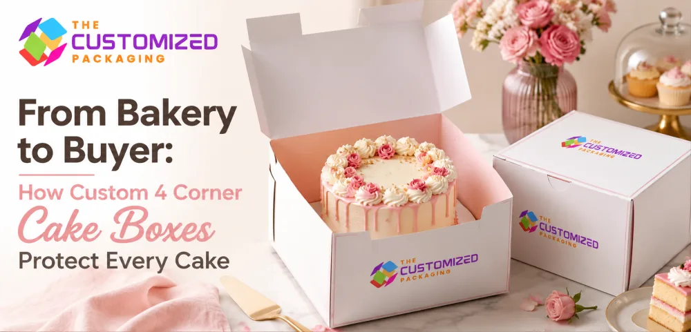 From Bakery to Buyer: How Custom 4 Corner Cake Boxes Protect Every Cake