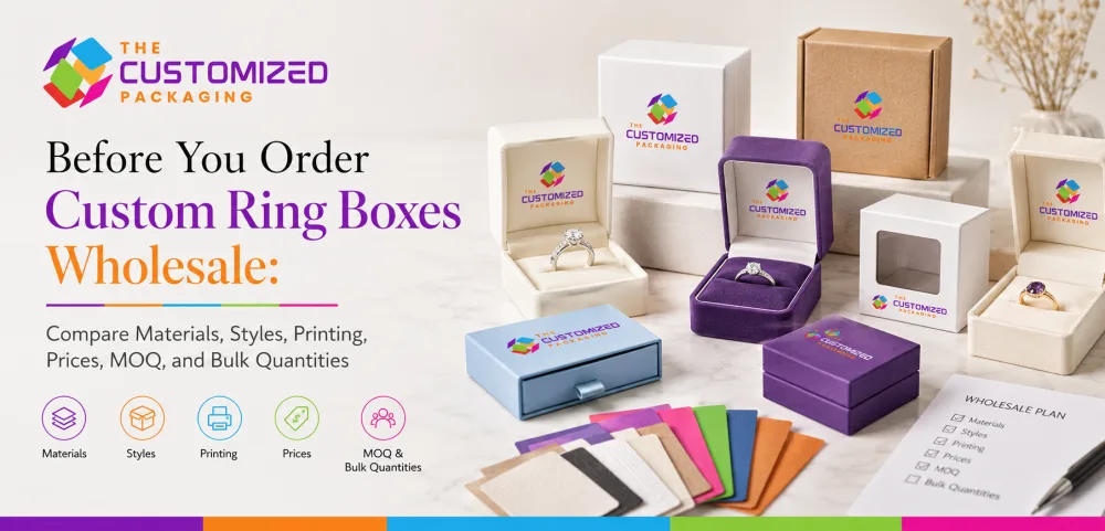 Custom Ring Boxes Wholesale: What to Compare Before You Order