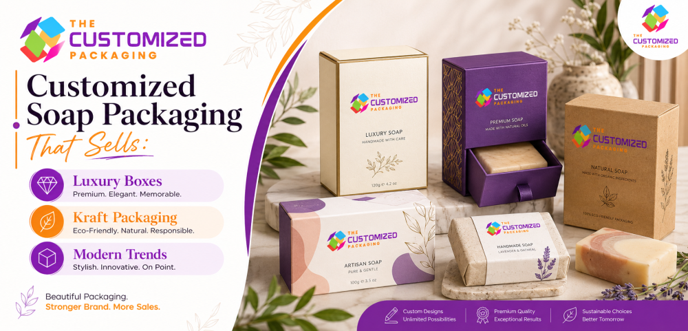Customized Soap Packaging That Sells: Luxury Boxes, Kraft Packaging, and Modern Trends