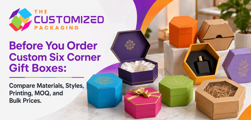 Before You Order Custom Six Corner Gift Boxes: Compare Materials, Styles, Printing, MOQ, and Bulk Prices