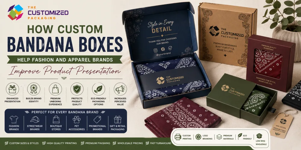 How Custom Bandana Boxes Help Fashion and Apparel Brands Improve Product Presentation