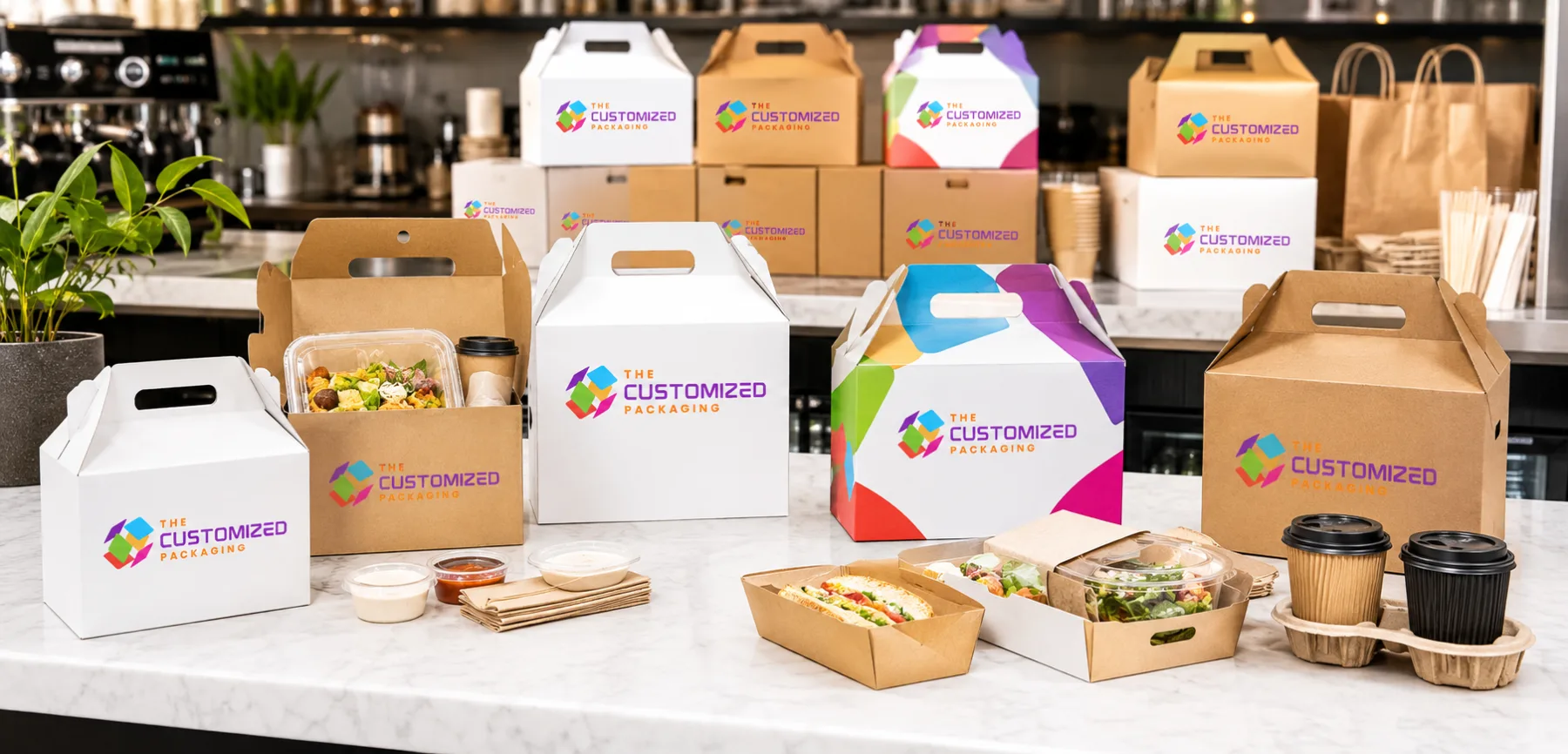 Wholesale Restaurant Takeout Gable Boxes