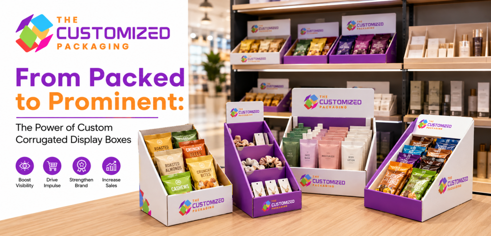 From Packed to Prominent: The Power of Custom Corrugated Display Boxes