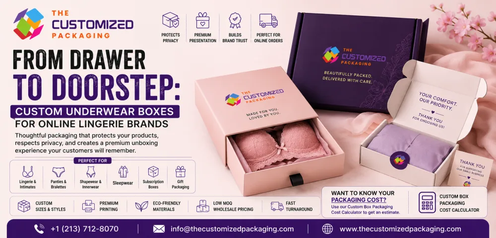 From Drawer to Doorstep: Custom Underwear Boxes for Online Lingerie Brands