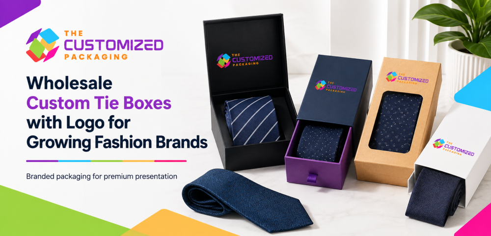 Wholesale Custom Tie Boxes with Logo for Growing Fashion Brands