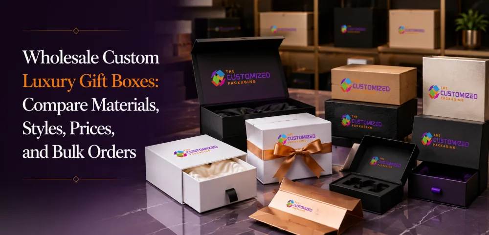 Wholesale Custom Luxury Gift Boxes: Compare Materials, Styles, Prices, and Bulk Orders