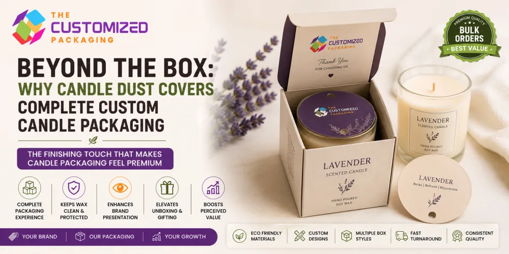 Beyond the Box: Why Candle Dust Covers Complete Custom Candle Packaging