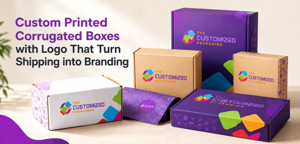 Custom Printed Corrugated Boxes with Logo That Turn Shipping into Branding