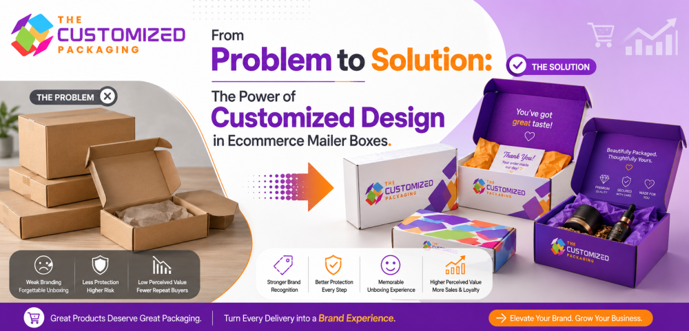 From Problem to Solution The Power of Customized Design in Ecommerce Mailer Boxes