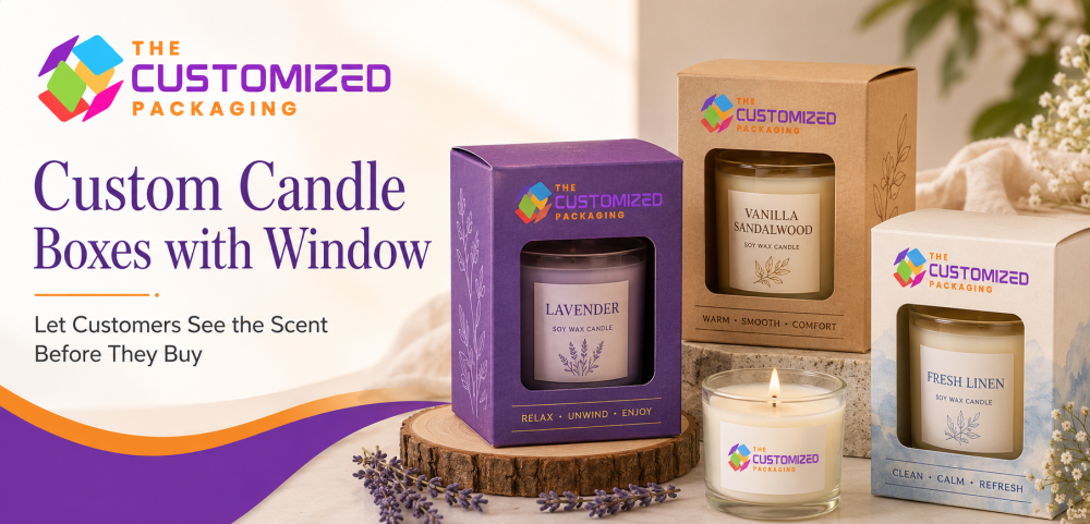 Custom Candle Boxes with Window: Let Customers See the Scent Before They Buy