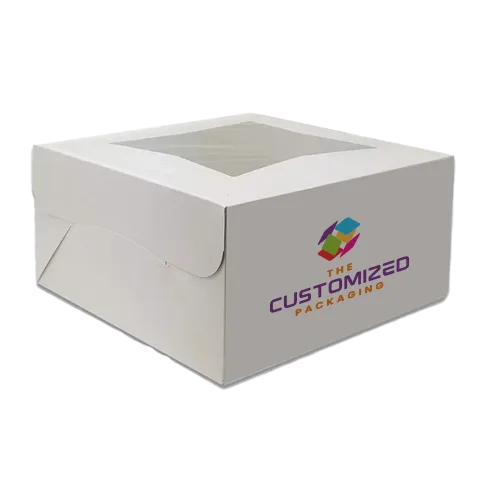 Custom 4 Corner Cake Boxes