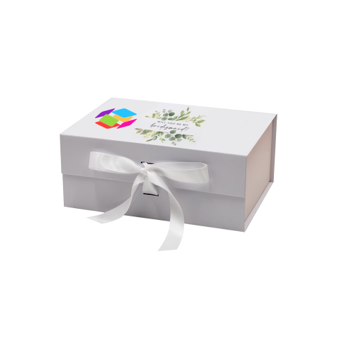 Rigid Gift Boxes With a Ribbon