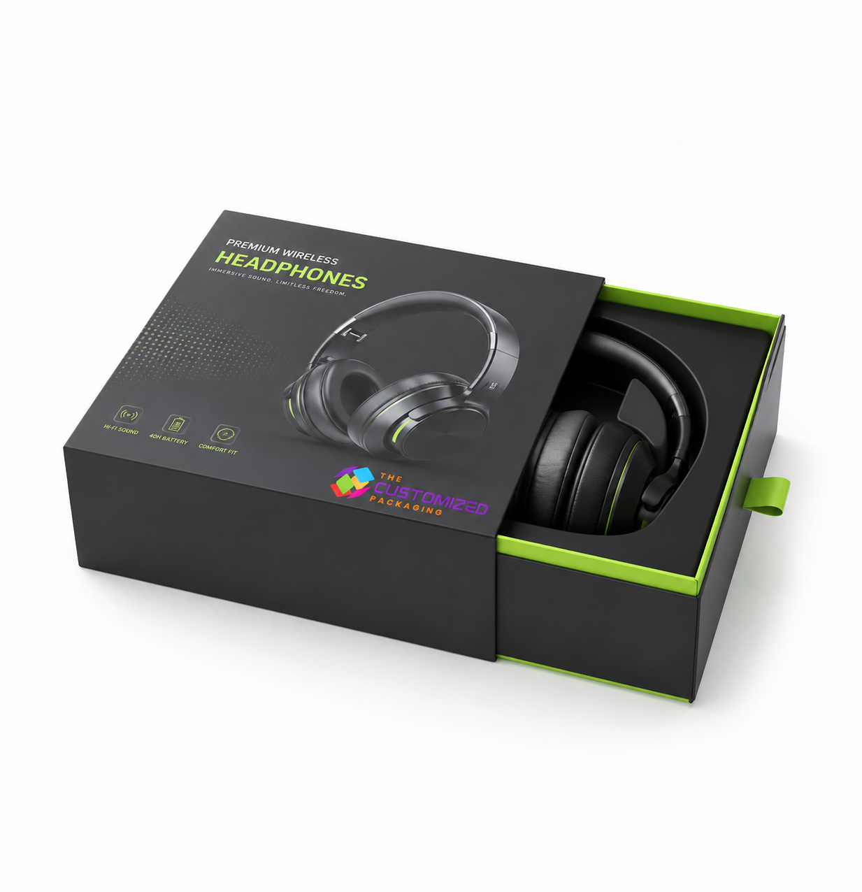 Custom Headphone Boxes — packaging view 3 thumbnail