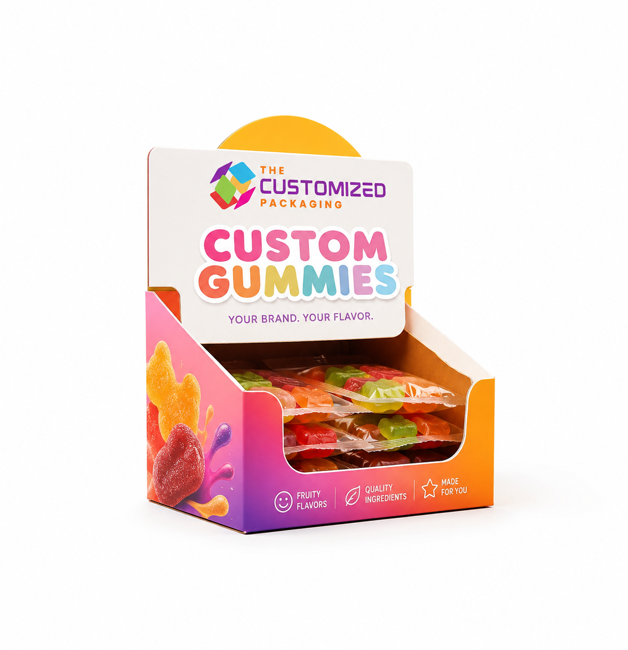 Custom Gummies Boxes — packaging view 2 thumbnail