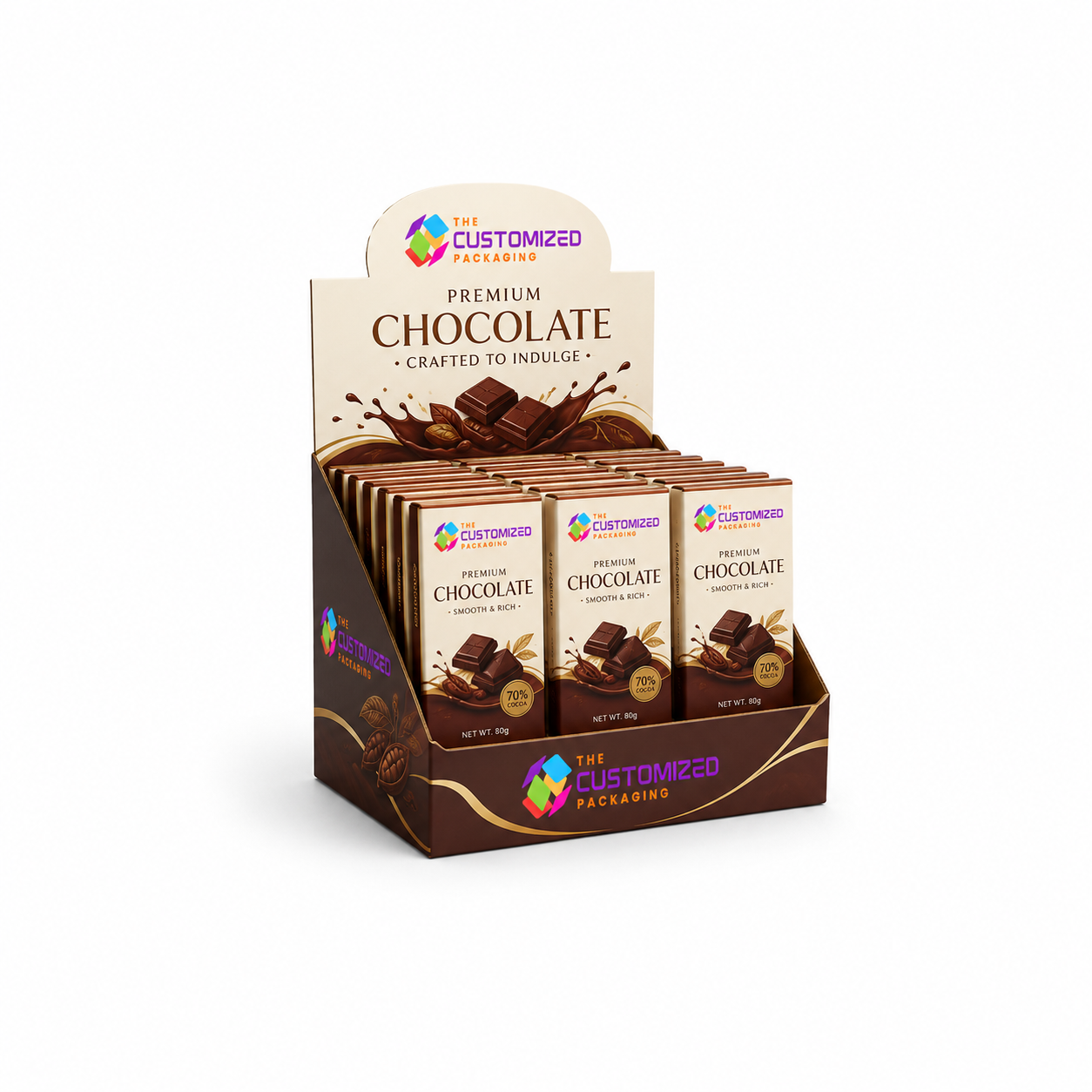 Custom Chocolate Display Boxes