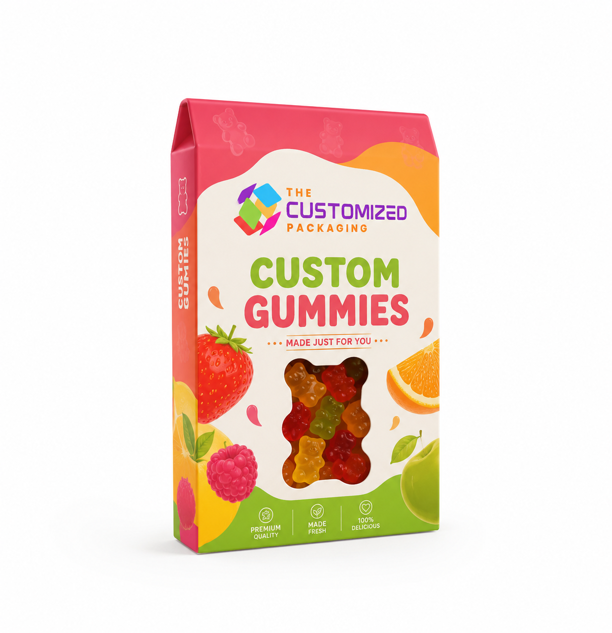 Custom Gummies Boxes — packaging view 4 thumbnail