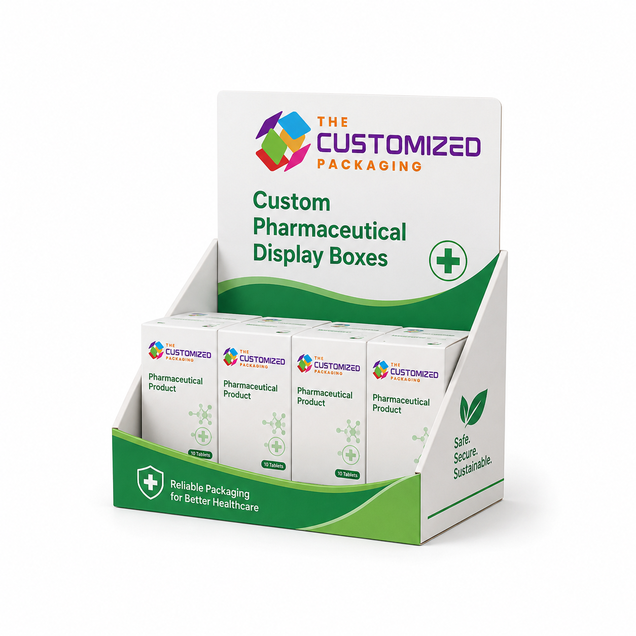 Custom Pharmaceutical Display Boxes — packaging view 3 thumbnail