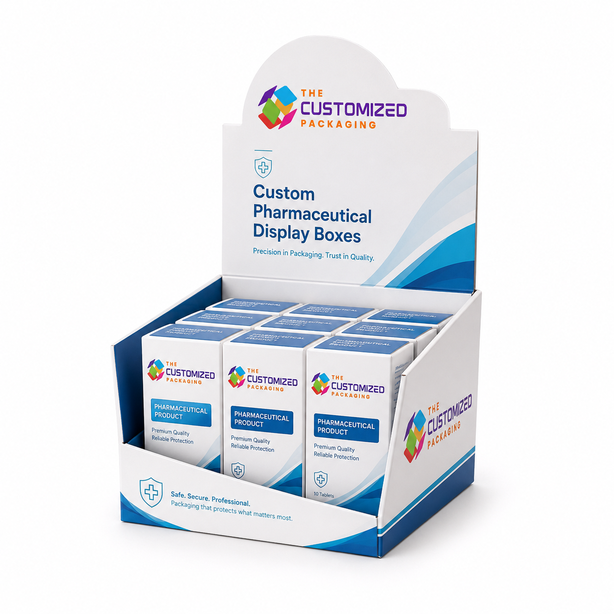Custom Pharmaceutical Display Boxes — packaging view 4 thumbnail