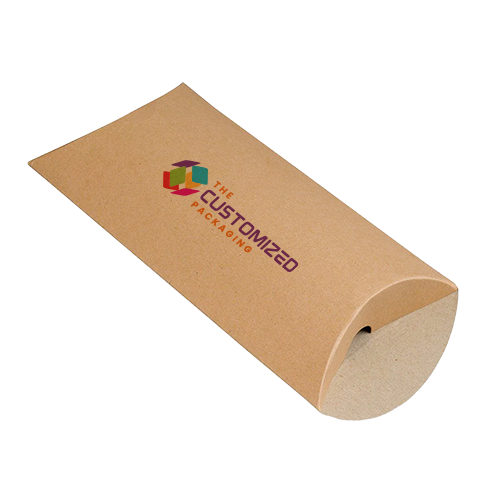 Custom Kraft Pillow Boxes — packaging view 3 thumbnail