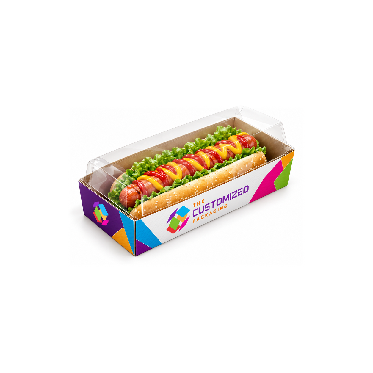 Custom Hot Dog Boxes — packaging view 2 thumbnail