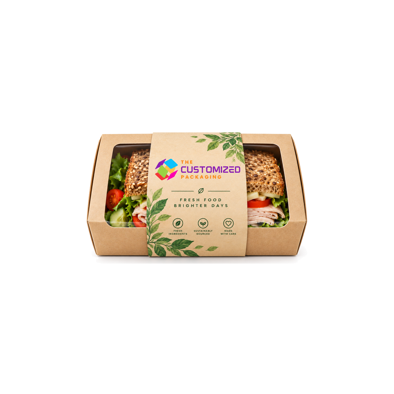 Custom Food Box Sleeves — packaging view 3 thumbnail