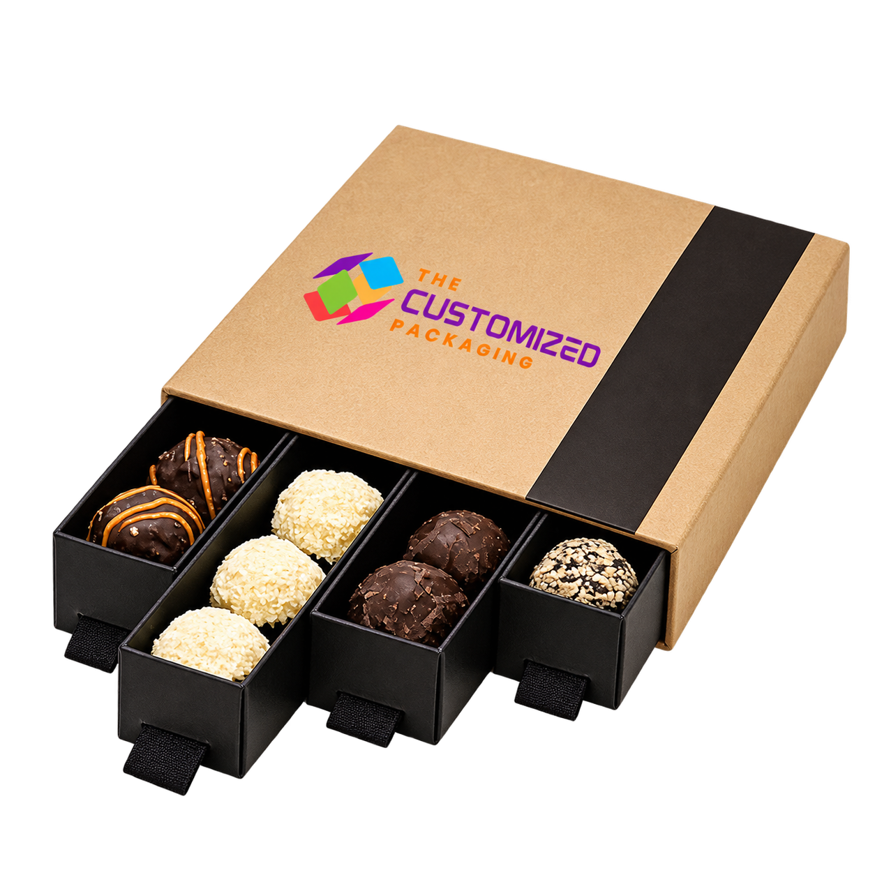 Custom Chocolate Sleeve Boxes — packaging view 4 thumbnail