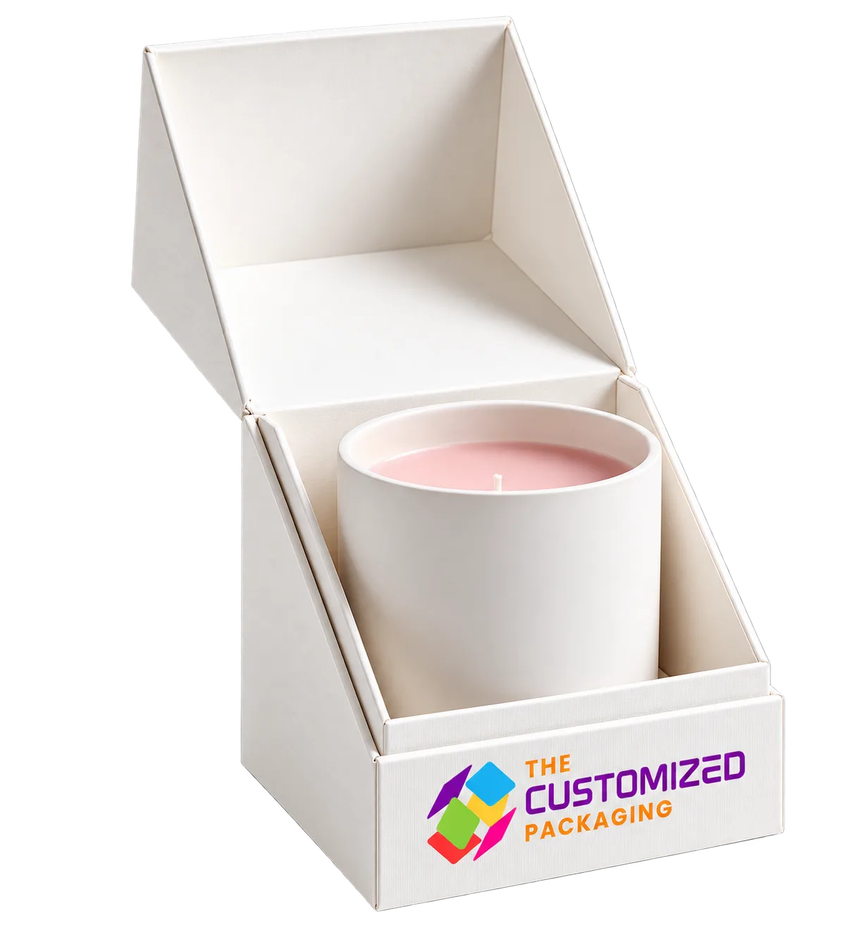 Custom White Rigid Gift Boxes