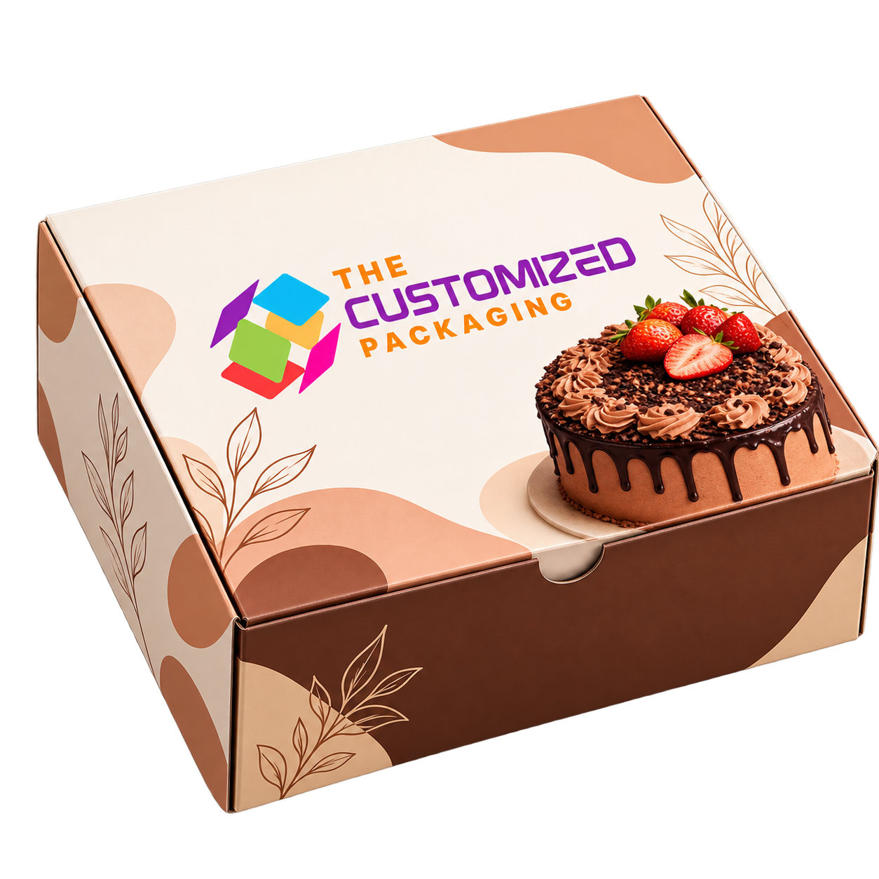 Custom 4 Corner Cake Boxes