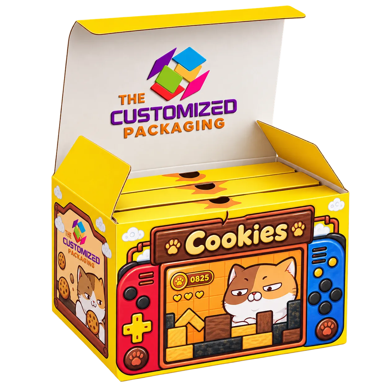 Custom Cardboard Snap Lock Boxes