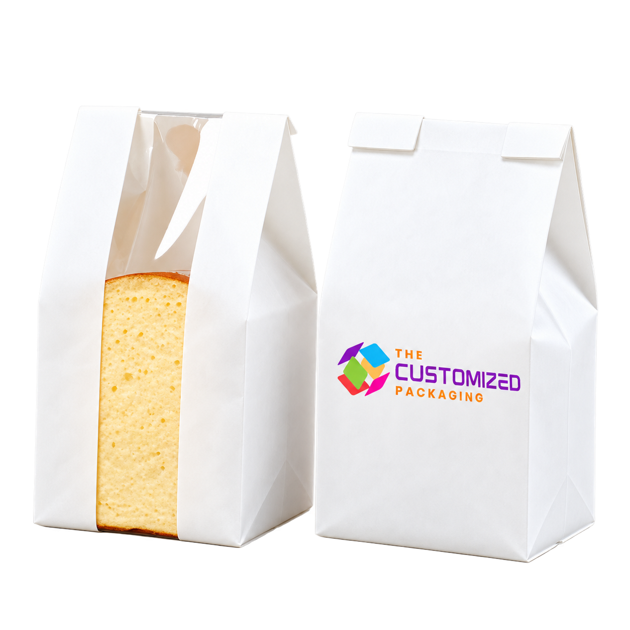 Custom White Paper Bags