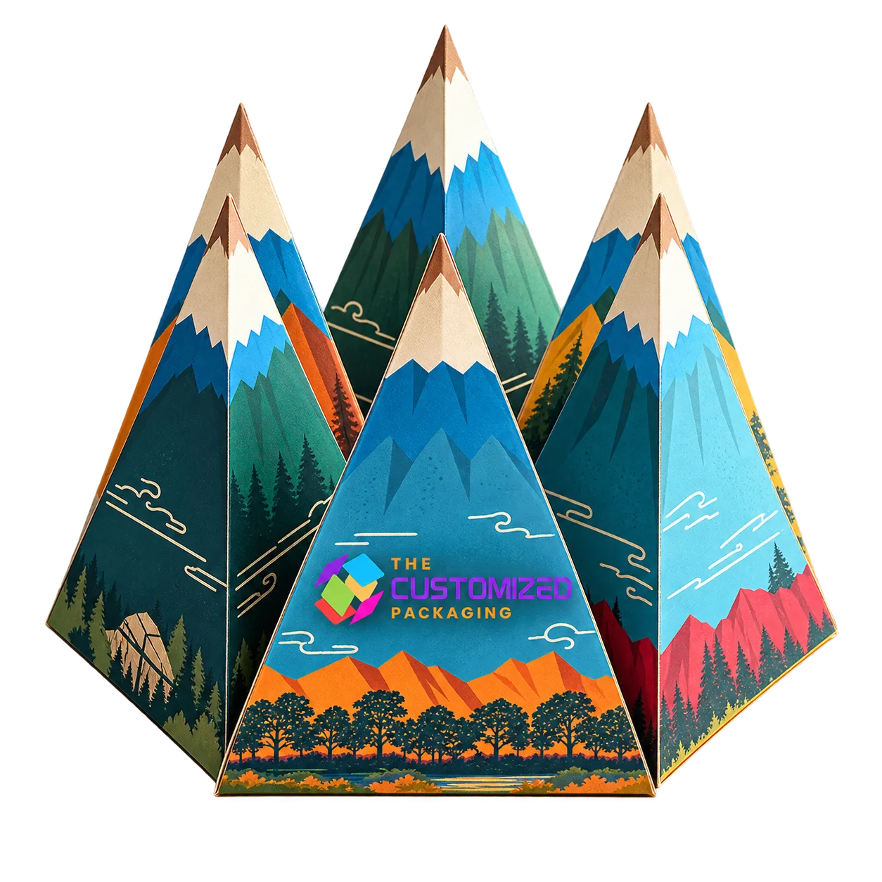 Custom Pyramid Boxes