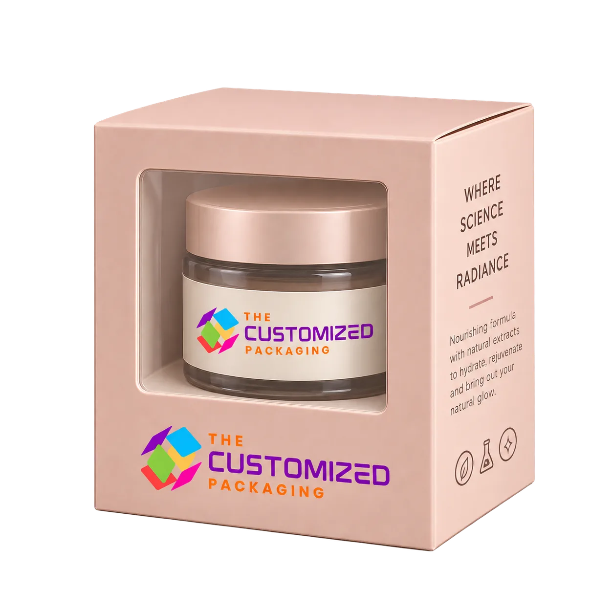 Custom Cream Boxes