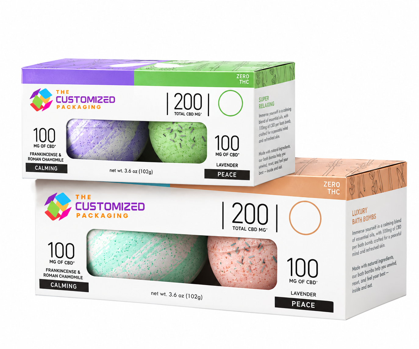 Custom Bath Bomb Boxes — packaging view 2 thumbnail